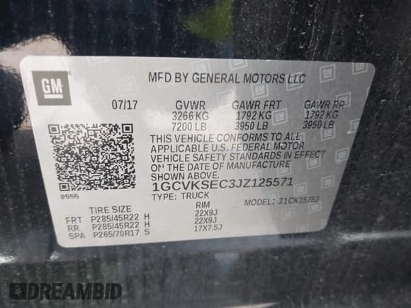 ✅ 2018 Chevrolet Silverado 1500 LTZ • VIN: 1GCVKSEC3JZ125571 • Лот: 41982881. Опубликован ранее на IAAI с пробегом 58 410 миль. Бесплатный доступ к архиву аукционных продаж из США и подробный отчёт об истории автомобиля на DreamBid. Изображение 9.