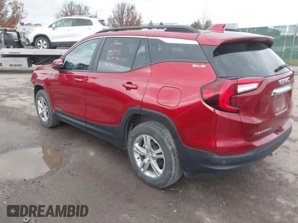✅ 2022 GMC Terrain SLE • VIN: 3GKALTEV5NL124264 • Lot: 43670023. Listed on IAAI with 97,177 mi. Free auction sales archive from the USA and detailed vehicle history report at DreamBid. Image 3.