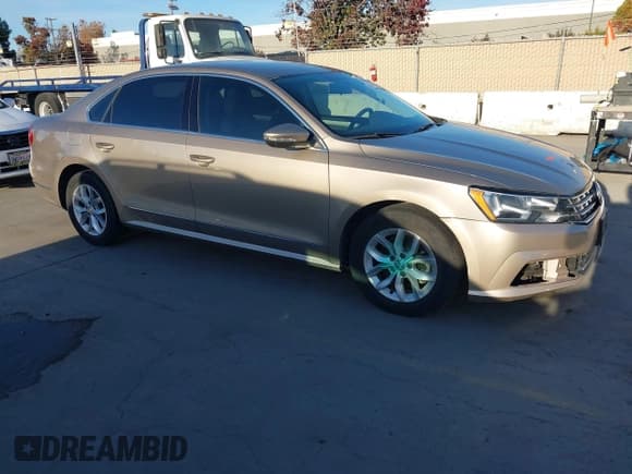 ✅ 2016 Volkswagen Passat S • VIN: 1VWAT7A36GC051988 • Lot: 43859709. Listed on IAAI with 158,722 mi. Free auction sales archive from the USA and detailed vehicle history report at DreamBid. Image 1.