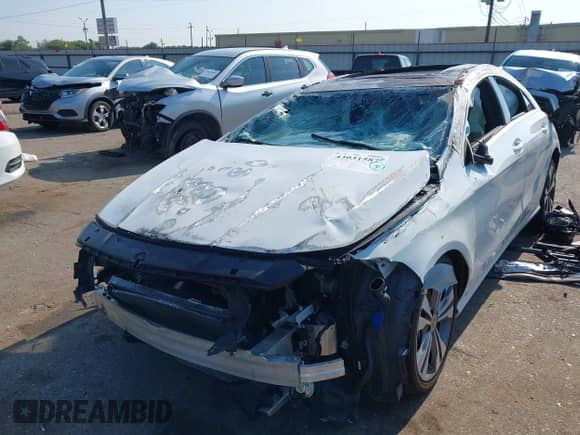 2019 Mercedes-Benz CLA 250 with VIN WDDSJ4EB7KN747341, listed as a IAAI auction lot 43031587 with Not provided miles and . Bid and sale history available at DreamBid. Image 16.