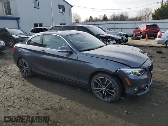 ✅ 2020 BMW 2 Series 230i xDrive • VIN: WBA2J3C07L7D96605 • Lot: 82123324. Listed on Copart with 27,826 mi. Free auction sales archive from the USA and detailed vehicle history report at DreamBid. Image 4.