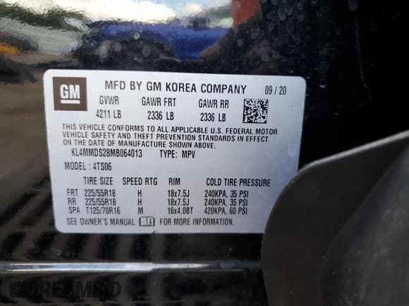 ✅ 2021 Buick Encore GX Select • VIN: KL4MMDS28MB064013 • Lot: 86642365. Wystawiony na Copart z przebiegiem 53 120 mil. Bezpłatny archiwum sprzedaży aukcyjnych z USA i szczegółowy raport historii pojazdu na DreamBid. Zdjęcie 13.