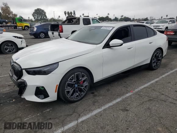 ✅ 2024 BMW i5 eDrive40 • VIN: WBY33FK04RCP62567 • Lot: 85295344. Listed on Copart with Not provided. Free auction sales archive from the USA and detailed vehicle history report at DreamBid. Image 1.