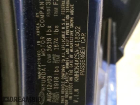 ✅ 2010 Hyundai Accent GLS • VIN: KMHCN4AC5AU418302 • Лот: 44992195. Опубликован ранее на Copart с пробегом 74 059 миль. Бесплатный доступ к архиву аукционных продаж из США и подробный отчёт об истории автомобиля на DreamBid. Изображение 12.