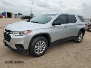 ✅ 2021 Chevrolet Traverse LS • VIN: 1GNERFKW0MJ271177 • Lot: 63536654. Wystawiony na Copart z przebiegiem 42 452 mil. Bezpłatny archiwum sprzedaży aukcyjnych z USA i szczegółowy raport historii pojazdu na DreamBid. Zdjęcie 1.