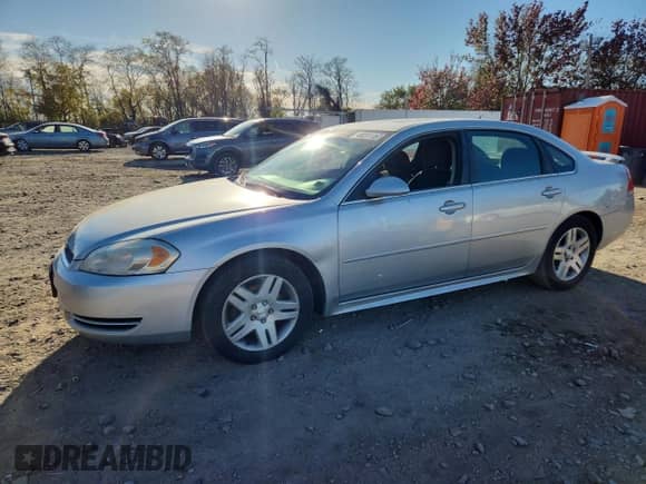 ✅ 2013 Chevrolet Impala LT • VIN: 2G1WG5E30D1148710 • Lot: 90831115. Listed on Copart with 163,943 mi miles. Access the free auction sales archive from the USA and view a detailed vehicle history report at DreamBid. Image 1.