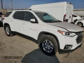 2020 Chevrolet Traverse LT Cloth z VIN 1GNERGKW3LJ285143, wystawiony jako Copart lot #91207605 z przebiegiem 62 474 mil mil oraz Czysty tytuł • Clean title. Historia ofert i sprzedaży dostępna na DreamBid. Obrazek 4.