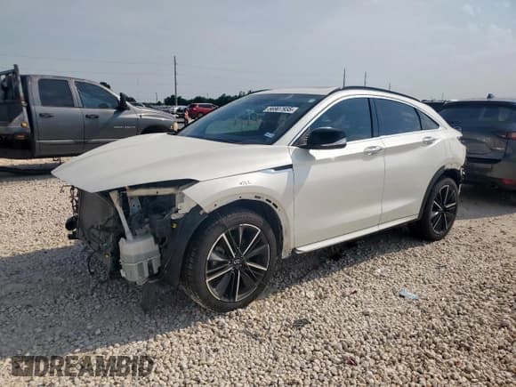 ✅ 2022 Infiniti QX55 Luxe • VIN: 3PCAJ5J38NF104137 • Lot: 56907935. Listed on Copart with 58,539 mi. Free auction sales archive from the USA and detailed vehicle history report at DreamBid. Image 1.