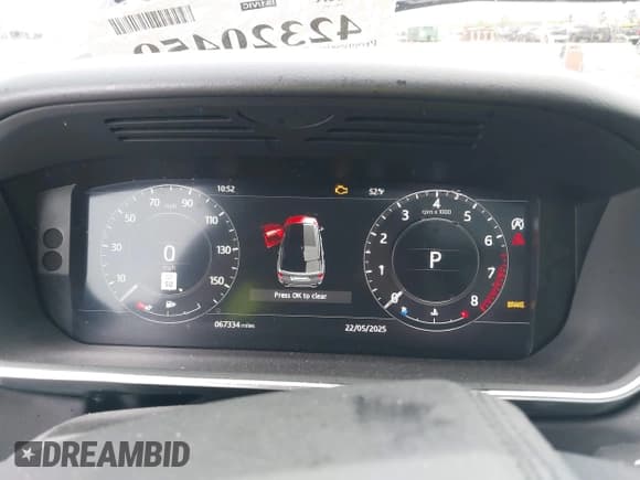 ✅ 2020 Land Rover Range Rover Sport HST • VIN: SALWS2RU3LA899269 • Lot: 42320459. Wystawiony na IAAI z przebiegiem 67 334 mil. Bezpłatny archiwum sprzedaży aukcyjnych z USA i szczegółowy raport historii pojazdu na DreamBid. Zdjęcie 7.