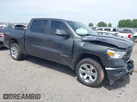 ✅ 2020 Ram 1500 Big Horn • VIN: 1C6SRFFT2LN103468 • Lot: 42527518. Listed on IAAI with 101,679 mi. Free auction sales archive from the USA and detailed vehicle history report at DreamBid. Image 1.