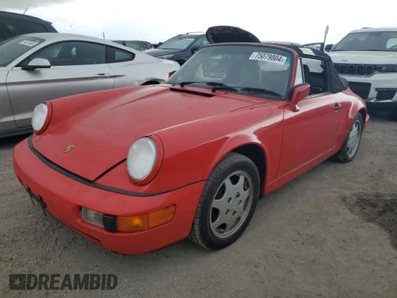 ✅ 1990 Porsche 911 • VIN: WP0CB2965LS470771 • Lot: 75079804. Wystawiony na Copart z przebiegiem 69 991 mil. Bezpłatny archiwum sprzedaży aukcyjnych z USA i szczegółowy raport historii pojazdu na DreamBid. Zdjęcie 1.