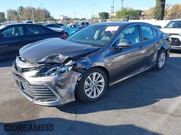 ✅ 2024 Toyota Camry LE • VIN: 4T1C11AK1RU259937 • Lot: 43565535. Listed on IAAI with 13,298 mi. Free auction sales archive from the USA and detailed vehicle history report at DreamBid. Image 2.