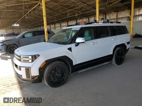 ✅ 2025 Hyundai Santa Fe Calligraphy • VIN: 5NMP54G11SH033596 • Lot: 92098125. Listed on Copart with 6,219 mi. Free auction sales archive from the USA and detailed vehicle history report at DreamBid. Image 1.