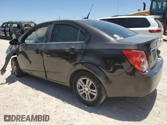 2014 Chevrolet Sonic LT с VIN 1G1JC5SH1E4122774, выставлен на аукционе Copart как лот 61878944 с пробегом Не указан миль и Списание • Salvage title. История ставок и продаж доступна на DreamBid. Изображение 2.