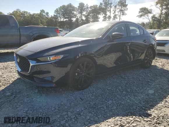 ✅ 2025 Mazda 3 S Select Sport • VIN: 3MZBPABM9SM459082 • Lot: 87186095. Listed on Copart with 13,531 mi. Free auction sales archive from the USA and detailed vehicle history report at DreamBid. Image 1.