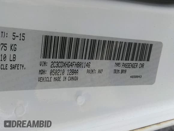 ✅ 2015 Dodge Charger SXT • VIN: 2C3CDXHG4FH801146 • Лот: 42502516. Опубликован ранее на IAAI с пробегом 234 168 миль. Бесплатный доступ к архиву аукционных продаж из США и подробный отчёт об истории автомобиля на DreamBid. Изображение 9.