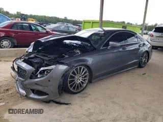 ✅ 2018 Mercedes-Benz CLS 550 • VIN: WDDLJ7DB8JA205632 • Lot: 54683234. Listed on Copart with 93,950 mi. Free auction sales archive from the USA and detailed vehicle history report at DreamBid. Image 1.