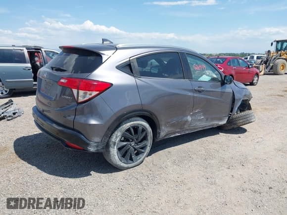 ✅ 2021 Honda HR-V Sport • VIN: 3CZRU5H14MM708075 • Lot: 42619519. Wystawiony na IAAI z przebiegiem 38 310 mil. Bezpłatny archiwum sprzedaży aukcyjnych z USA i szczegółowy raport historii pojazdu na DreamBid. Zdjęcie 4.