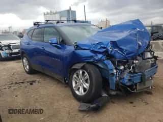 2019 Chevrolet Blazer with VIN 3GNKBGRS1KS644383, listed as a Copart auction lot 51079654 with 42,140 mi miles and . Bid and sale history available at DreamBid. Image 4.