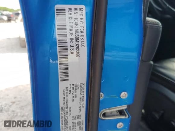 ✅ 2021 Jeep Cherokee Latitude Plus • VIN: 1C4PJMLB0MD202366 • Lot: 59798985. Listed on Copart with 62,777 mi. Free auction sales archive from the USA and detailed vehicle history report at DreamBid. Image 14.