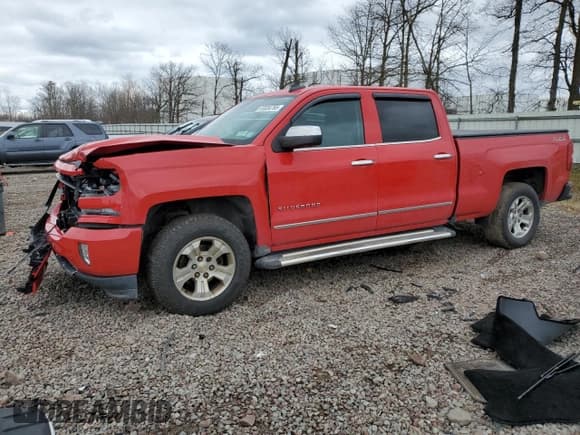 ✅ 2016 Chevrolet Silverado 1500 LTZ • VIN: 3GCUKSEC9GG288245 • Lot: 93034795. Listed on Copart with Not provided. Free auction sales archive from the USA and detailed vehicle history report at DreamBid. Image 1.