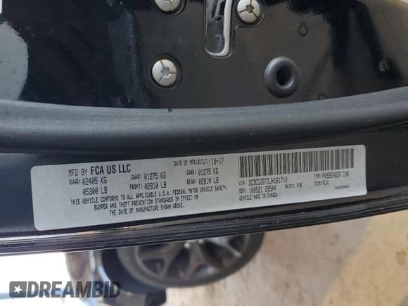 ✅ 2018 Dodge Challenger R/T • VIN: 2C3CDZBT2JH161710 • Лот: 59420485. Опубликован ранее на Copart с пробегом 130 901 миль. Бесплатный доступ к архиву аукционных продаж из США и подробный отчёт об истории автомобиля на DreamBid. Изображение 13.