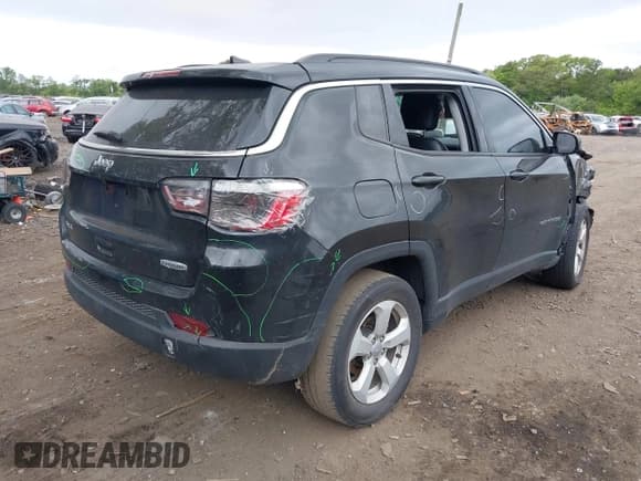 ✅ 2021 Jeep Compass Altitude • VIN: 3C4NJDBB2MT537955 • Lot: 42301024. Listed on IAAI with 62,993 mi. Free auction sales archive from the USA and detailed vehicle history report at DreamBid. Image 4.
