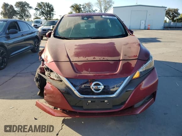 ✅ 2022 Nissan LEAF SV • VIN: 1N4AZ1CV9NC561154 • Lot: 86182965. Listed on Copart with 23,639 mi. Free auction sales archive from the USA and detailed vehicle history report at DreamBid. Image 5.
