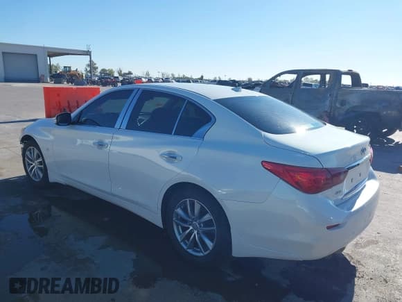 ✅ 2014 Infiniti Q50 Premium • VIN: JN1BV7ARXEM687779 • Lot: 43640213. Listed on IAAI with 187,762 mi. Free auction sales archive from the USA and detailed vehicle history report at DreamBid. Image 3.