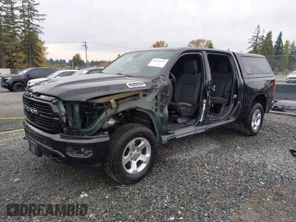 2019 Ram 1500 Big Horn с VIN 1C6SRFFT1KN681558, выставлен на аукционе IAAI как лот 43560371 с пробегом 42 353 миль миль и . История ставок и продаж доступна на DreamBid. Изображение 2.