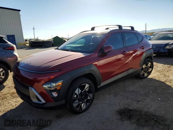 2024 Hyundai Kona SEL with VIN KM8HBCAB9RU101957, listed as a Copart auction lot 88170605 with 2,557 mi miles and Salvage title. Bid and sale history available at DreamBid. Image 1.