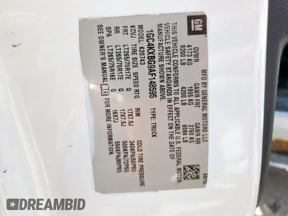 ✅ 2010 Chevrolet Silverado 2500HD LT • VIN: 1GC4KXBG9AF148595 • Лот: 59673455. Опубликован ранее на Copart с пробегом 208 076 миль. Бесплатный доступ к архиву аукционных продаж из США и подробный отчёт об истории автомобиля на DreamBid. Изображение 12.