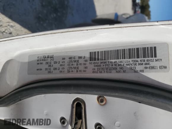 ✅ 2015 Ram 2500 Outdoorsman • VIN: 3C6TR5DT8FG623494 • Lot: 82698955. Listed on Copart with 287,479 mi. Free auction sales archive from the USA and detailed vehicle history report at DreamBid. Image 12.