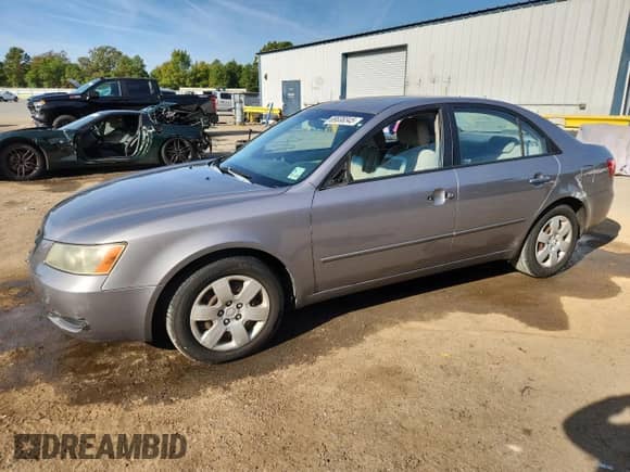 2007 Hyundai Sonata GLS with VIN 5NPET46C67H287024, listed as a Copart auction lot 89638345 with 135,538 mi miles and Salvage title. Bid and sale history available at DreamBid. Image 1.