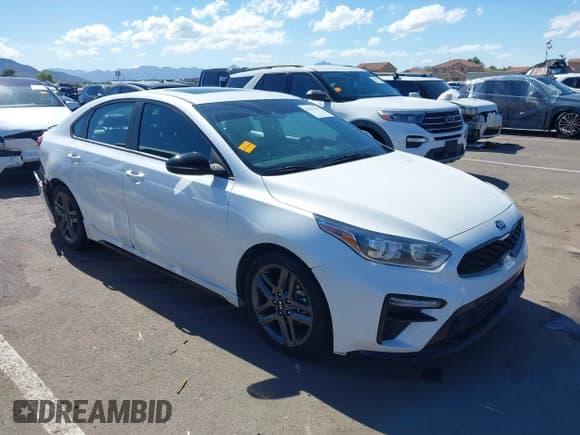 ✅ 2021 Kia Forte GT-Line • VIN: 3KPF34AD4ME310286 • Lot: 43431650. Wystawiony na IAAI z przebiegiem 126 686 mil. Bezpłatny archiwum sprzedaży aukcyjnych z USA i szczegółowy raport historii pojazdu na DreamBid. Zdjęcie 1.