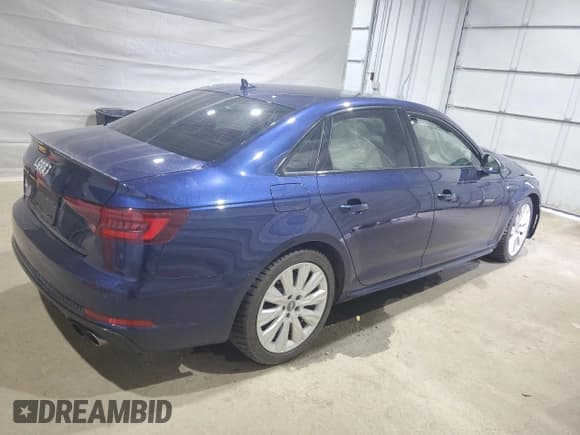 ✅ 2018 Audi S4 Premium Plus • VIN: WAUB4AF48JA099463 • Lot: 71595725. Listed on Copart with 38,720 mi. Free auction sales archive from the USA and detailed vehicle history report at DreamBid. Image 3.