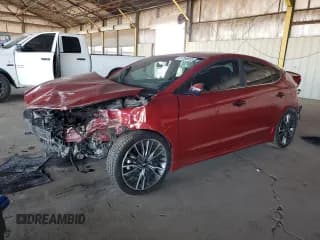 ✅ 2018 Hyundai Elantra Sport • VIN: KMHD04LB5JU609063 • Lot: 87266855. Listed on Copart with 108,429 mi. Free auction sales archive from the USA and detailed vehicle history report at DreamBid. Image 1.