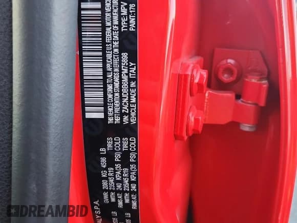 ✅ 2021 Jeep Renegade Latitude • VIN: ZACNJDBB6MPM75898 • Lot: 82727755. Wystawiony na Copart z przebiegiem 71 737 mil. Bezpłatny archiwum sprzedaży aukcyjnych z USA i szczegółowy raport historii pojazdu na DreamBid. Zdjęcie 13.