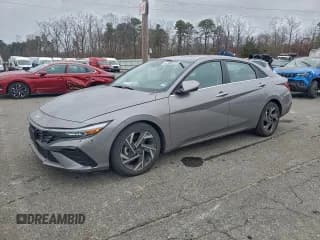 ✅ 2024 Hyundai Elantra Limited • VIN: KMHLP4DG3RU832411 • Lot: 96613805. Listed on Copart with 39,518 mi. Free auction sales archive from the USA and detailed vehicle history report at DreamBid. Image 1.