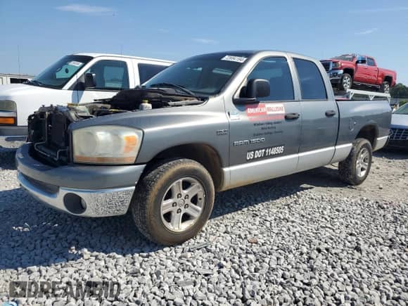 2006 Dodge 1500 SLT с VIN 1D7HA18206S695921, выставлен на аукционе Copart как лот 72694194 с пробегом 308 836 миль миль и Списание • Salvage title. История ставок и продаж доступна на DreamBid. Изображение 1.
