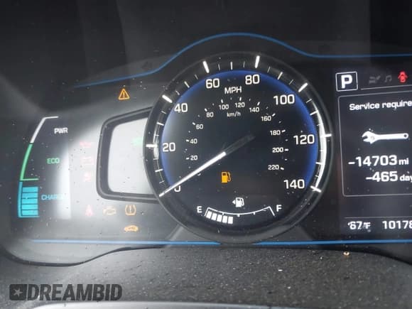 ✅ 2019 Hyundai Ioniq Blue • VIN: KMHC65LC3KU118095 • Lot: 41717628. Wystawiony na IAAI z przebiegiem 101 787 mil. Bezpłatny archiwum sprzedaży aukcyjnych z USA i szczegółowy raport historii pojazdu na DreamBid. Zdjęcie 7.