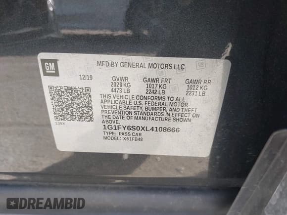 ✅ 2020 Chevrolet Bolt EV LT • VIN: 1G1FY6S0XL4108666 • Lot: 41682212. Wystawiony na IAAI z przebiegiem 34 387 mil. Bezpłatny archiwum sprzedaży aukcyjnych z USA i szczegółowy raport historii pojazdu na DreamBid. Zdjęcie 9.