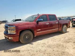 2014 Chevrolet Silverado 1500 High Country with VIN 3GCUKTEC1EG333214, listed as a Copart auction lot 64498615 with 194,787 mi miles and Clean title. Bid and sale history available at DreamBid. Image 1.