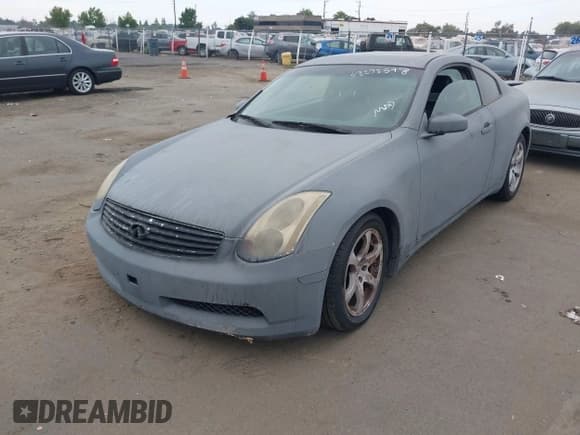 ✅ 2003 Infiniti G35 w/Leather • VIN: JNKCV54E13M205159 • Lot: 43273598. Listed on IAAI with 215,504 mi. Free auction sales archive from the USA and detailed vehicle history report at DreamBid. Image 2.