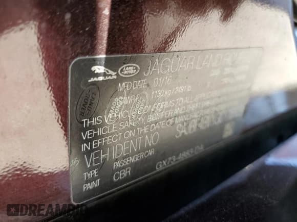 ✅ 2016 Jaguar XF 35t R-Sport • VIN: SAJBF4BVXGCY16909 • Лот: 61102565. Опубликован ранее на Copart с пробегом Не указан. Бесплатный доступ к архиву аукционных продаж из США и подробный отчёт об истории автомобиля на DreamBid. Изображение 12.