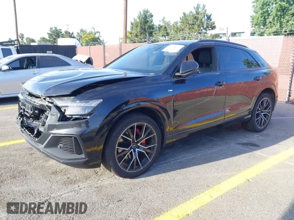 ✅ 2021 Audi Q8 Premium Plus • VIN: WA1EVAF15MD042413 • Lot: 43228250. Listed on IAAI with 140,351 mi. Free auction sales archive from the USA and detailed vehicle history report at DreamBid. Image 23.