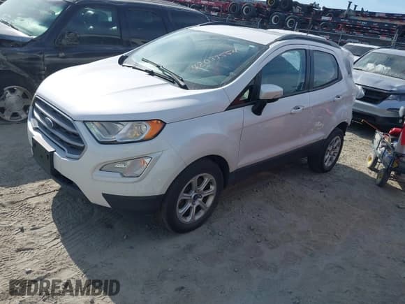 ✅ 2021 Ford EcoSport SE • VIN: MAJ3S2GE7MC399763 • Лот: 42077554. Опубликован ранее на IAAI с пробегом 53 572 миль. Бесплатный доступ к архиву аукционных продаж из США и подробный отчёт об истории автомобиля на DreamBid. Изображение 2.
