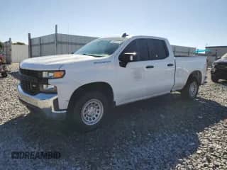 2020 Chevrolet Silverado 1500 Work Truck with VIN 1GCRWAEH0LZ350111, listed as a Copart auction lot 87046095 with 150,596 mi miles and Clean title. Bid and sale history available at DreamBid. Image 1.