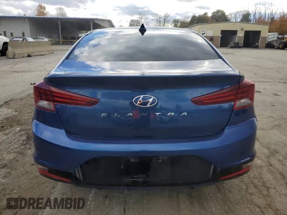 2020 Hyundai Elantra SEL with VIN 5NPD84LF6LH623499, listed as a Copart auction lot 90131355 with 67,648 mi miles and Clean title. Bid and sale history available at DreamBid. Image 6.