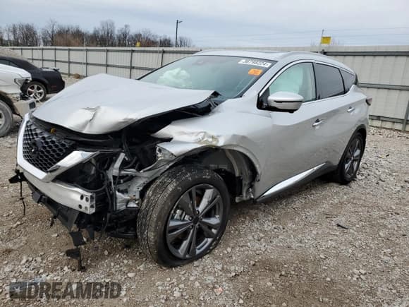 ✅ 2022 Nissan Murano Platinum • VIN: 5N1AZ2DSXNC114655 • Лот: 36798224. Опубликован ранее на Copart с пробегом Не указан. Бесплатный доступ к архиву аукционных продаж из США и подробный отчёт об истории автомобиля на DreamBid. Изображение 1.
